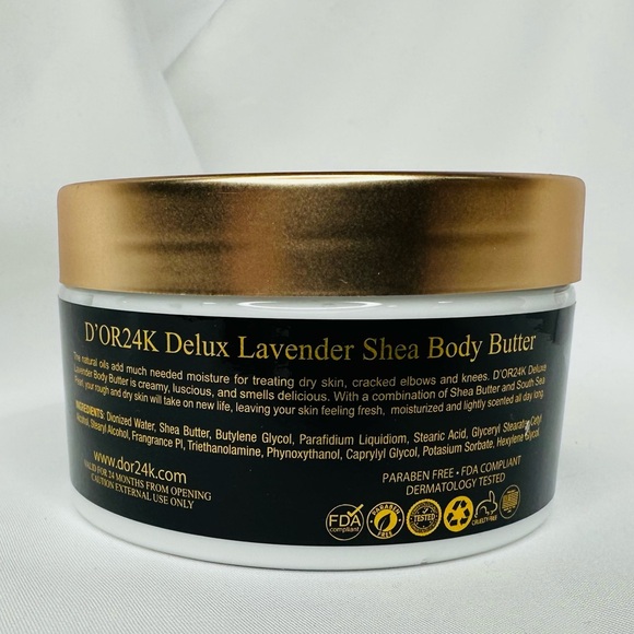 Calming Lavender Body Butter D'or 24K - Picture 3 of 7